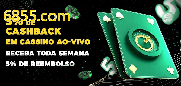 Promoções do cassino ao Vivo 6855.com